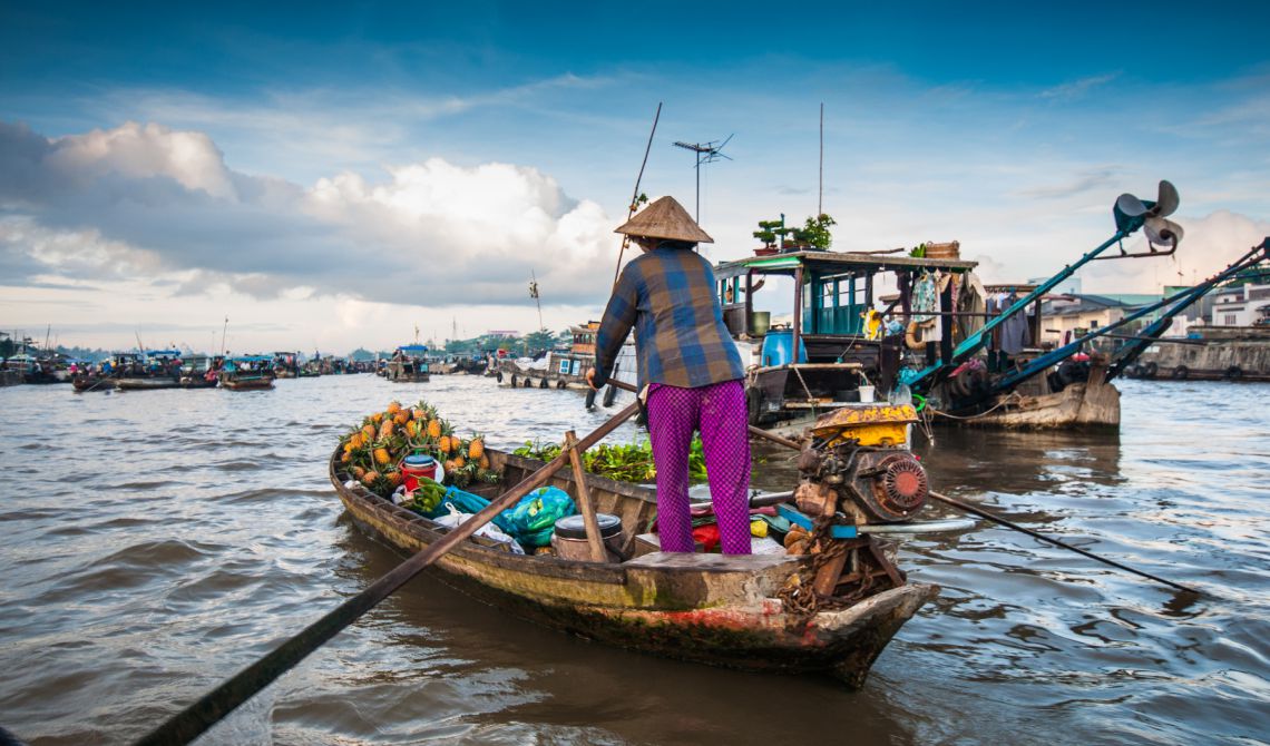 Day 1: Ho Chi Minh City - Ben Tre - Can Tho (180km - 3h30) (Breakfast, Lunch)